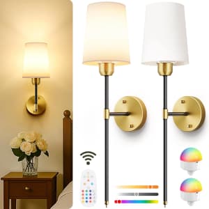Syncglow Battery Operated Wall Sconces 2-Pack: $23.39 Syncglow Battery Operated Wall Sconces 2-Pack: $23.39