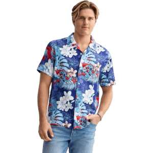 DC Comics Superman Men's Floral Button-Down Shirt: $12.60 DC Comics Superman Men's Floral Button-Down Shirt: $12.60