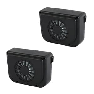 Solar Powered Car Window Fan 2-Pack: $20