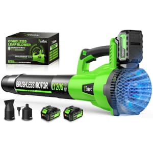 Tietoc 21V 735CFM Cordless Leaf Blower: $49.49