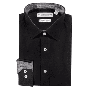 Nick Graham Men's Traveler Collection Stretch Dress Shirt: $11