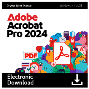 Adobe Acrobat Pro 2024 3-Yr w/ Microsoft Office Pro 2021: $100