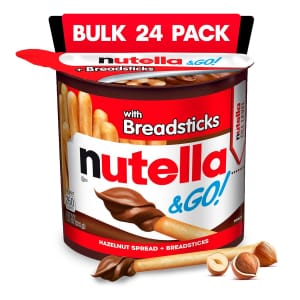 Nutella & Go Breadstick Snack 24-Pack: $18 via Sub & Save Nutella & Go Breadstick Snack 24-Pack: $18 via Sub & Save