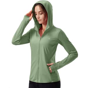 Soothfeel Women's UPF 50+ Sun Hoodie Jacket: $17.99