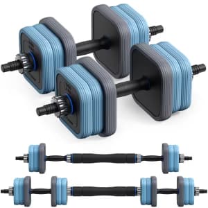 Merach 3-in-1 44 lbs. Adjustable Dumbbell Weight Set: $92.10