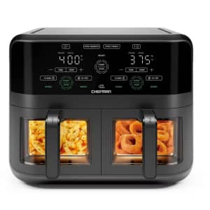 Chefman 6-Quart TurboFry Dual-Basket Airfryer: $55 in cart