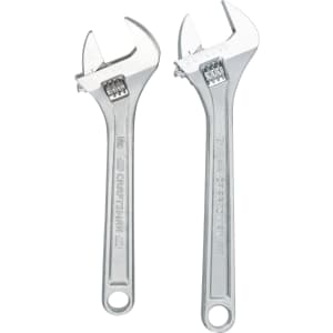 Craftsman 2-Piece Adjustable Wrench Set: $13