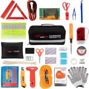 Car Roadside Emergency Kit: $35