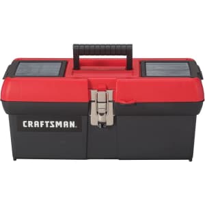 Craftsman 16" Lockable Tool Box: $13.58 Craftsman 16" Lockable Tool Box: $13.58