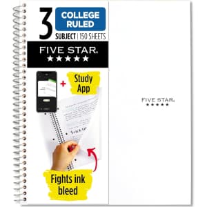 Five Star Back-to-School Best-Sellers at Amazon: Up to 66% off