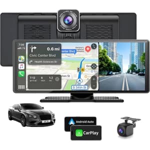 8.1" Portable CarPlay Touch Screen Stereo: $60
