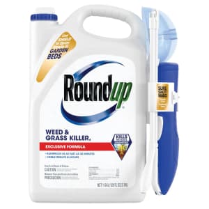 Roundup 1 -Gallon Weed & Grass Killer4 w/ Sure Shot Wand: $20