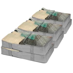 Whitmor Underbed Storage Bag 6-Pack: $25
