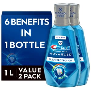 Crest Pro-Health Advanced Mouthwash 33.8-oz. 2-Pack: $9.32 w/ Subscribe & Save