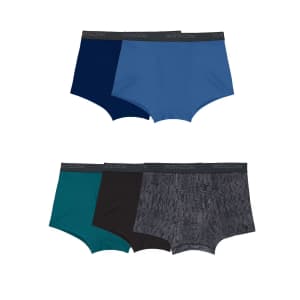 Fruit of the Loom Men's Micro-Stretch Boxer Briefs 5-Pack: $5.60