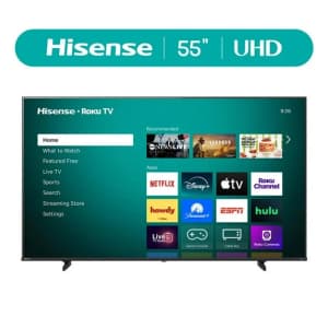 Hisense H5 Series 55" 4K HDR UHD Smart TV: $168