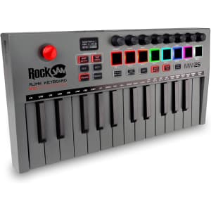 RockJam Go 25-Key USB and Bluetooth MIDI Keyboard Controller: $43 RockJam Go 25-Key USB and Bluetooth MIDI Keyboard Controller: $43