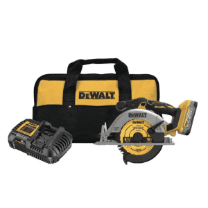 DeWalt 20V Lithium-Ion Cordless Brushless 6.5" Circular Saw Kit w/ Battery and Charger: $199