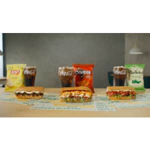 Subway 6" Meal: $6.49 Subway 6" Meal: $6.49