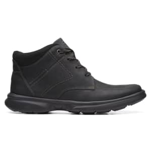 Clarks Men's Bradley Mid Leather Casual Boots: $40