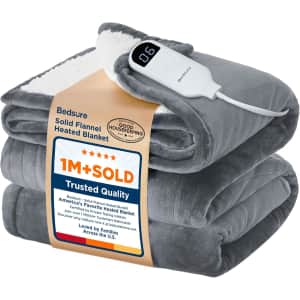 Bedsure 50x60" Heated Electric Throw Blanket: $36 w/ Prime