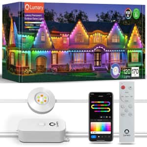 Lumary 158-Foot RGBAICW Smart Permanent Outdoor Eaves Lights: $299.99 Lumary 158-Foot RGBAICW Smart Permanent Outdoor Eaves Lights: $299.99