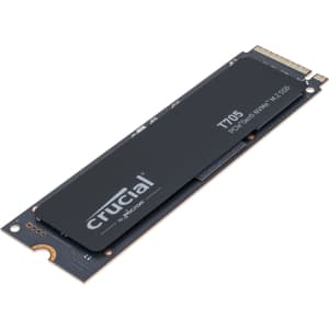 Crucial T705 2TB PCIe Gen5 NVMe M.2 SSD: $159.99