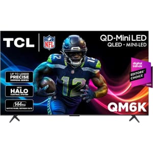 TCL 55" 55QM7K Class QM6K Series QD-Mini LED 4K UHD Google Smart TV: $447.99