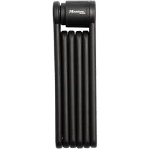 Master Lock Folding Bike Lock w/ Key: $17