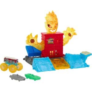 Hot Wheels Monster Trucks Power Smashers 5-Alarm Torch Tower Takedown: $9.51