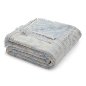 Mainstays 50x60" Savine Ikat Cotton Blend Jacquard Knit Tapestry Throw: $5