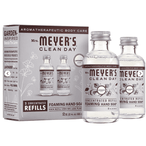 Mrs. Meyer's Clean Day Foaming Hand Soap Refill 2-Pack: $9