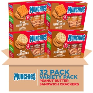 Munchies Assorted Peanut Butter Sandwich Crackers 32-Count Box: $12 via Sub & Save
