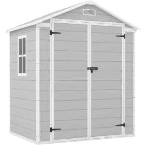 Patiowell 6x4-Foot Plastic Outdoor Storage Shed: $370