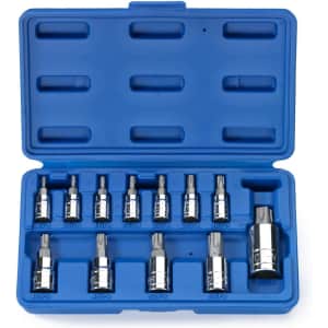 Neiko 12-Piece Tamperproof Torx Plus Bit Socket Set: $20