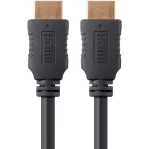 Monoprice 1.5-Foot 4K High Speed HDMI Cable: $3.04