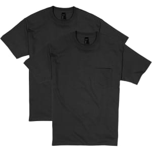 Hanes Men's Beefy-T Pocket T-Shirt 2-Pack: $8.29