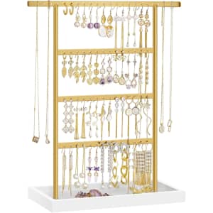 Songmics 4-Tier Jewelry Organizer Stand: $11.49