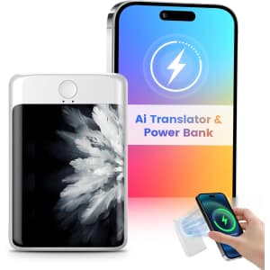 Aikya 5000mAh Magnetic Portable Charger with AI Translator: $28.34 Aikya 5000mAh Magnetic Portable Charger with AI Translator: $28.34