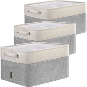 Baleine Fabric Storage Bin 3-Pack: $17.49 Baleine Fabric Storage Bin 3-Pack: $17.49