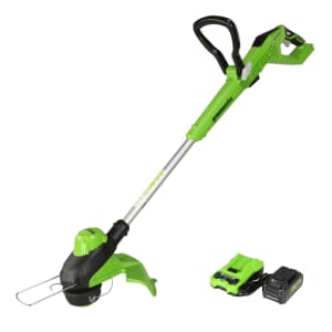Greenworks 24V 13" Brushless Torqdrive String Trimmer w/ Battery + Charger: $69