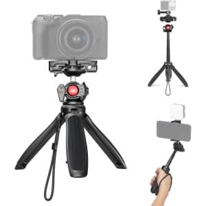 Neewer TP38 15" Extendable Selfie Stick Tripod: $15
