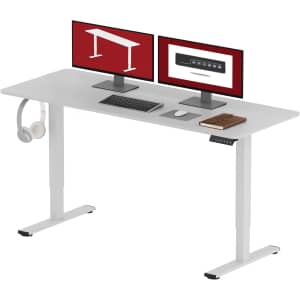 Sanodesk 55" Electric Height Adjustable Standing Desk: $99 w/ Prime