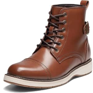 Bruno Marc Men's Lace-Up Motorcycle Boots: $29.99