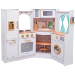 KidKraft Ultimate Corner Wooden Play Kitchen w/ Lights & Sounds: $95.06