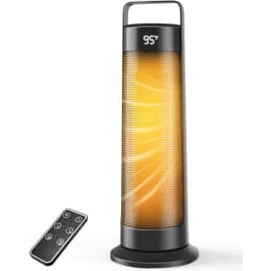 1500W Space Heater with Oscillation: $29.99