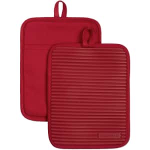 KitchenAid 7x9" Silicone Pot Holder 2-Pack: $8.98