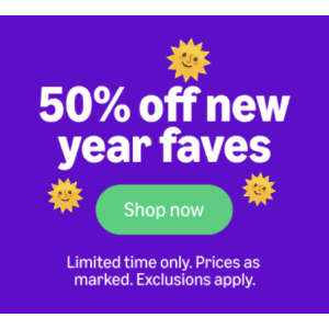 Amazon Haul New Year Faves: Around 50% off everything