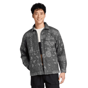 Original Use Men's Quilted Shirt Jacket: $12.99