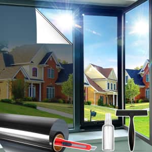 Anti-Glare Sun Heat Control Window Privacy Film: $5.87